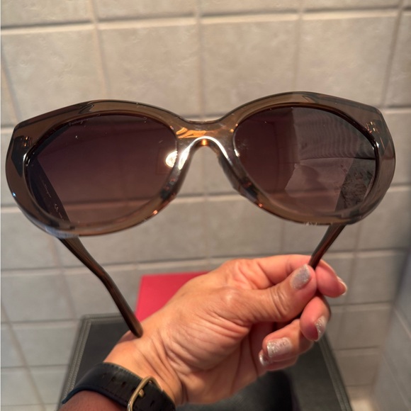 Salvatore Ferragamo Dark Brown Sunglasses - Picture 8 of 12